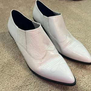 White rebecca minkoff booties